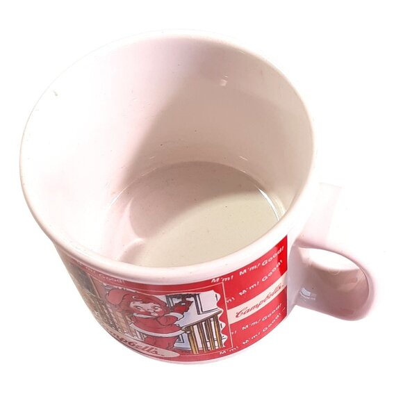 Campbells Kids Vintage Ceramic Mug Red & White Retro Design 2003 Collectible - Picture 5 of 8